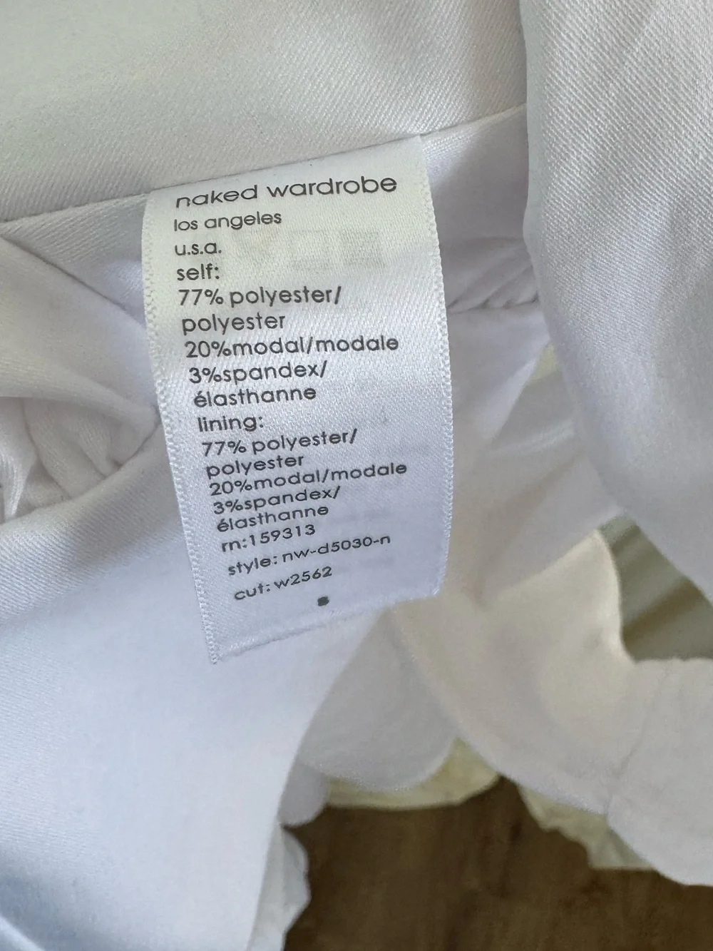 Naked Wardrobe Bustier Lace-Up Back Fit & Flare White Mini dress Sz S Graduation